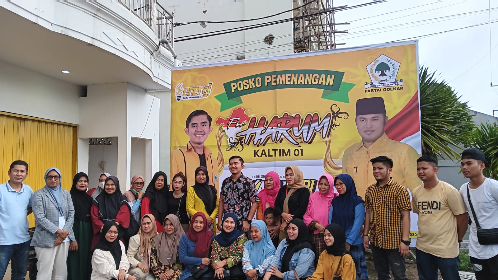 Foto : Acara Peresmian posko Tim Andi Satya Adi untuk Pemenangan Rudy Ma'sud pada Pilgub 2024