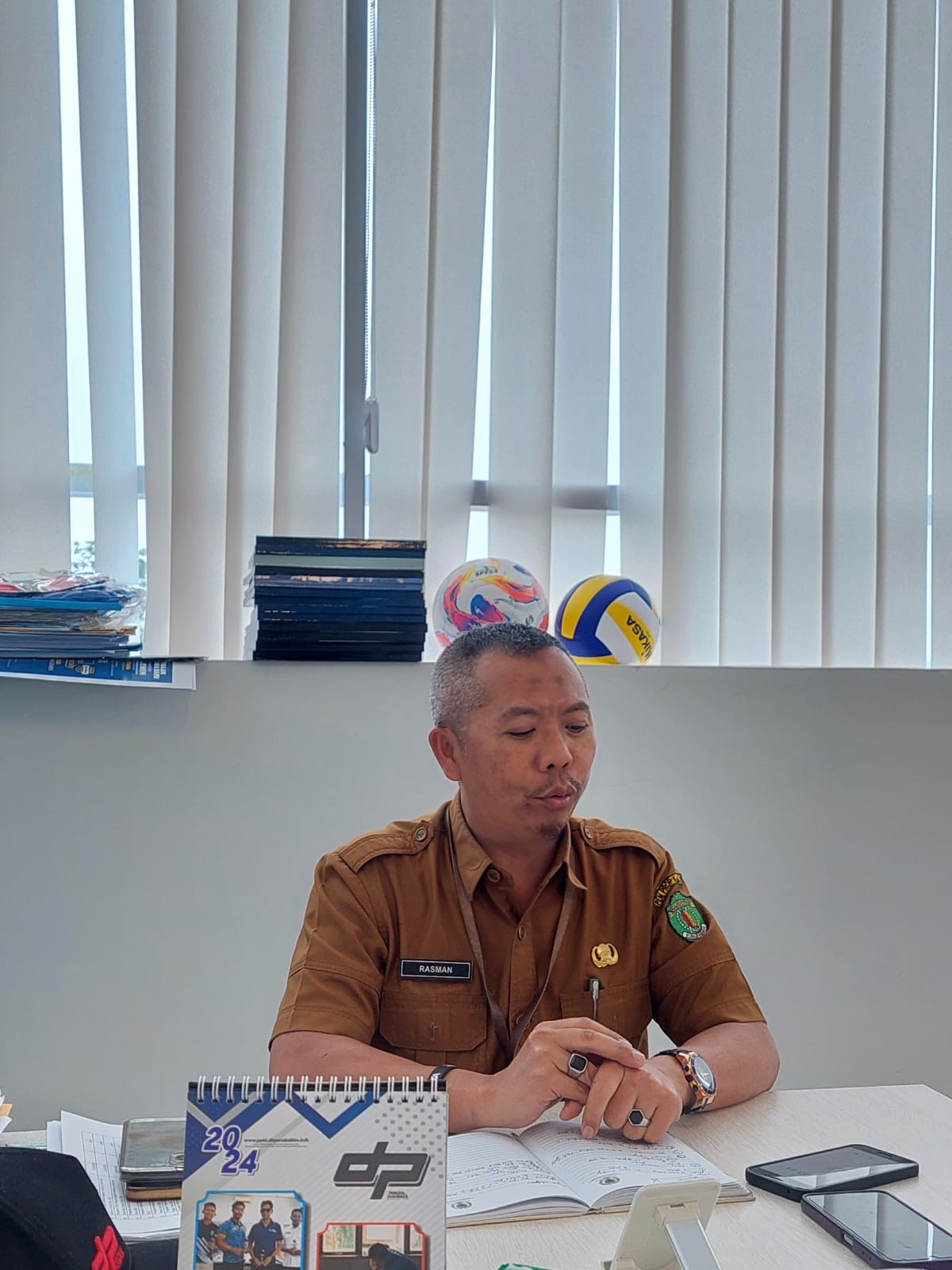 Foto : Rasman Kabid Peningkatan Prestasi Olahraga Dispora Kaltim.