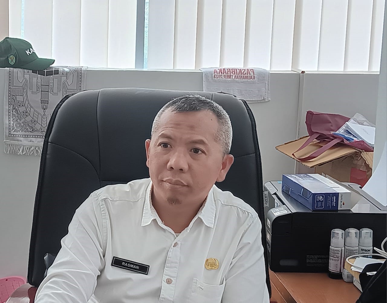 Foto : Rasman Kabid Peningkatan Prestasi Olahraga Dispora Kaltim.