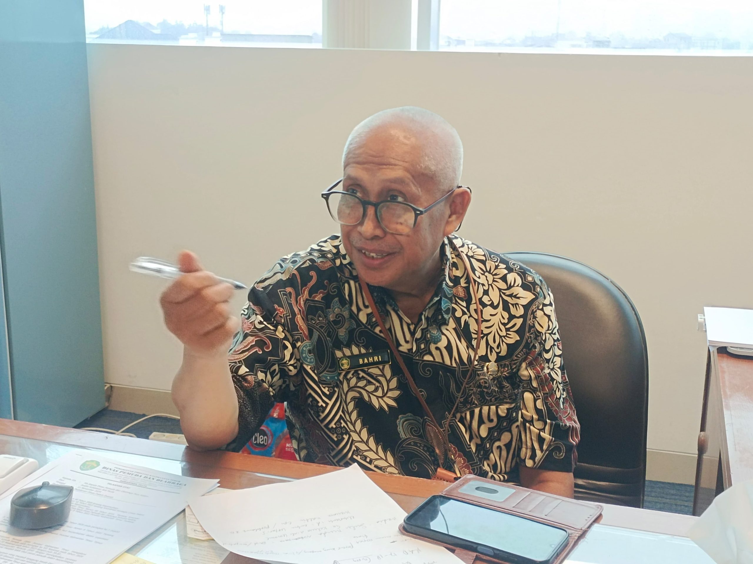 Foto : Bahri Kabid Pemberdayaan Pemuda Dispora Kaltim.