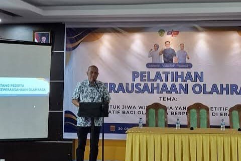 Foto : Kegiatan Pelatihaan Kewirausahaan Atlet Berprestasi.