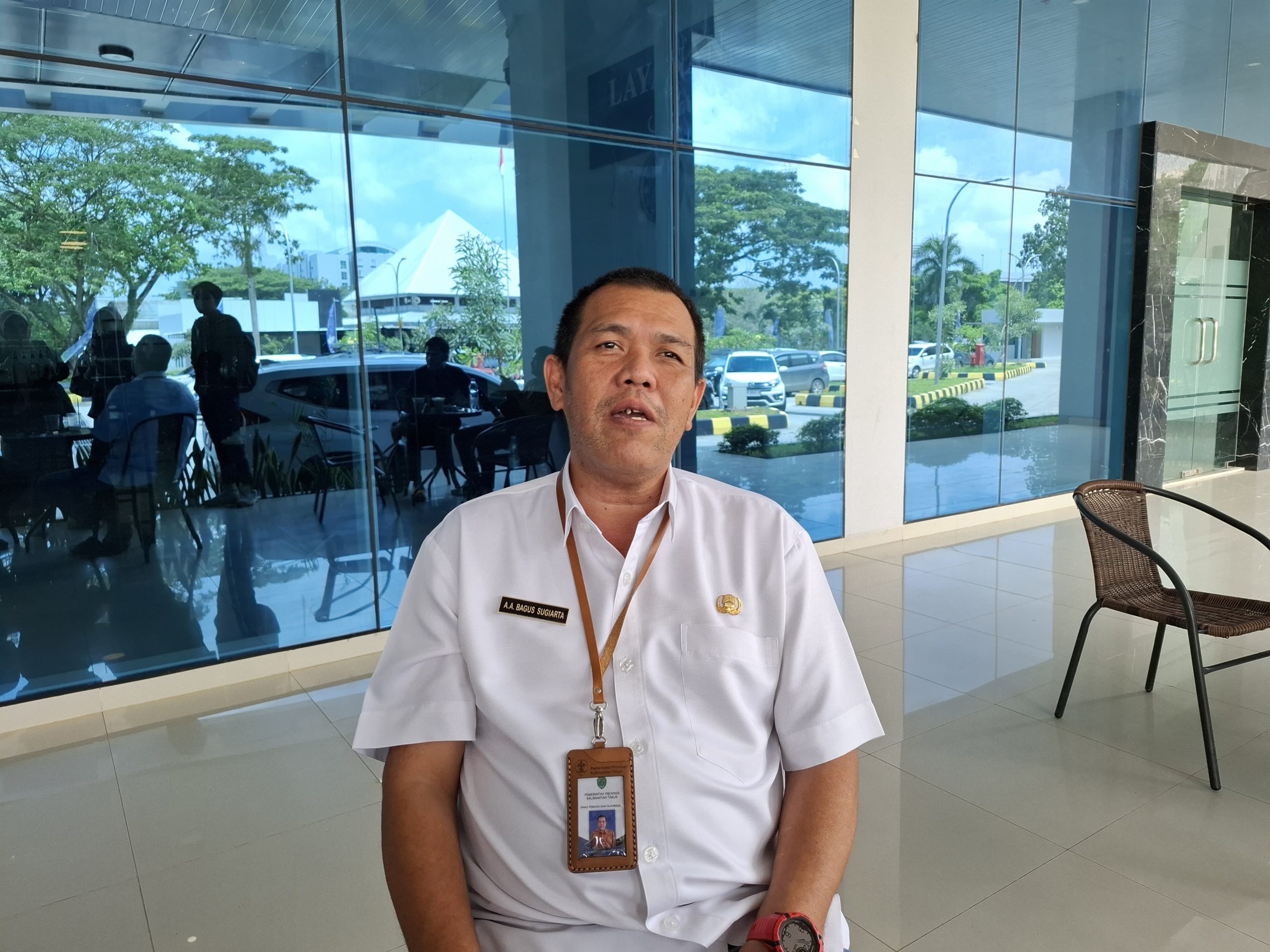 Foto : Bagus Sugiarta Kabid Pembudayaan Olahraga Dispora Kaltim.