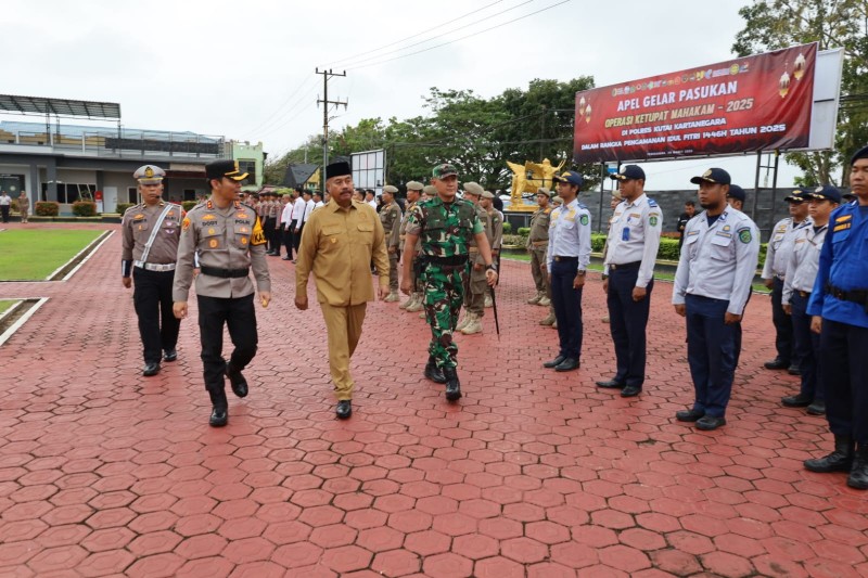 Arus Mudik Terkendali, Polres Kukar Siagakan Pasukan di Operasi Ketupat 2025