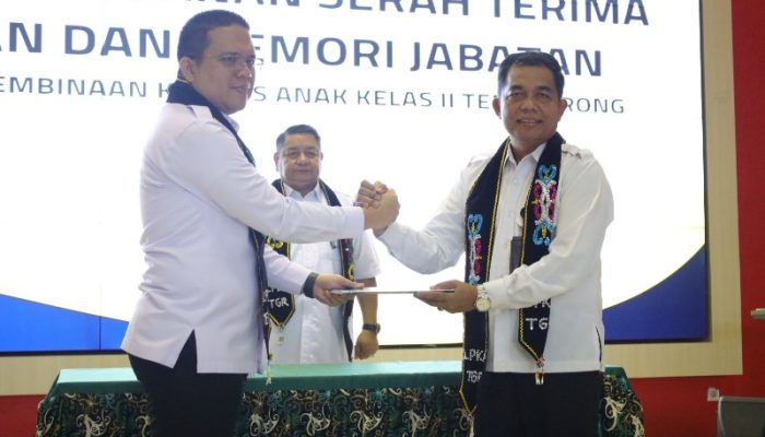 Asisten II Hadiri Pergantian Kepala LPKA Tenggarong, Dorong Program Pembinaan Anak Didik