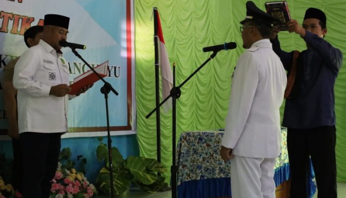 Pj Kades Makarti Resmi Bertugas, Prioritas Utama: Infrastruktur dan Kesejahteraan Warga