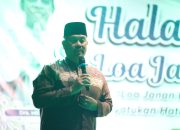 Bupati Kukar Gaungkan Program Gerakan Etam Mengaji Saat Halal Bihalal di Loa Janan