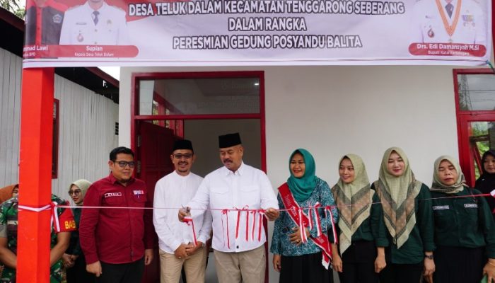 Bupati Kukar Resmikan Posyandu Cempaka di Teluk Dalam, Dorong Inovasi Layanan Kesehatan