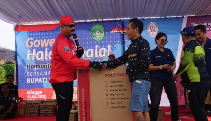 Bupati Kukar dan Ratusan Peserta Ramaikan Gowes Fun 2025, Hadiah Mesin Cuci Jadi Rebutan!