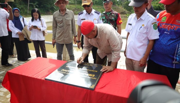 Embung Maluhu Resmi Beroperasi, Jadi Solusi Irigasi Pertanian di Tenggarong