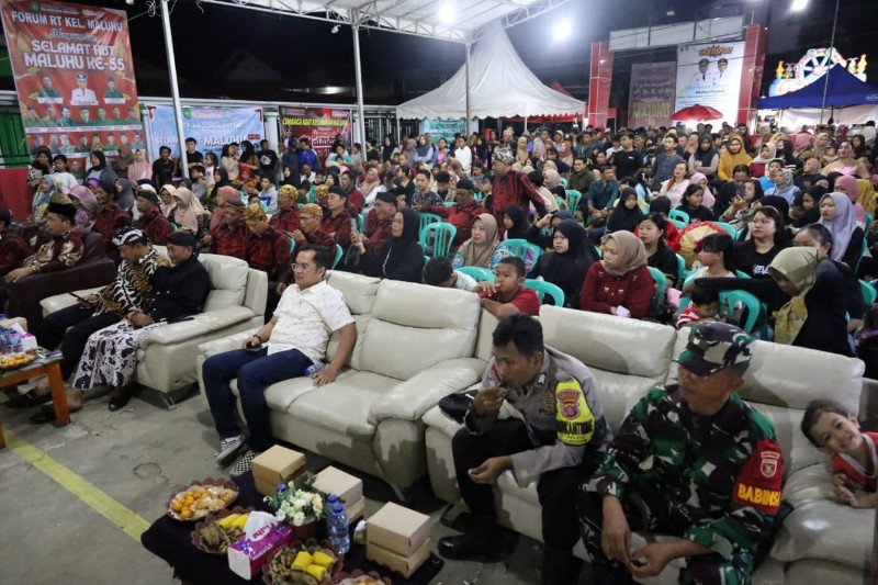 Maluhu Rayakan HUT ke-55 dengan Semangat Maju dan Berbudaya, Sekda Kukar Hadiri Pembukaan
