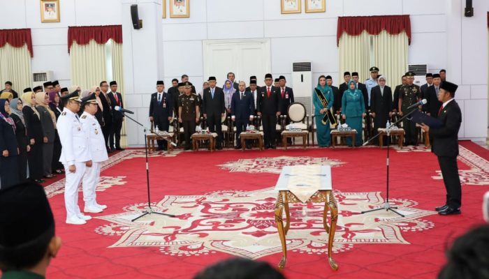 Gubernur Kaltim Lantik Aulia–Rendi, Kukar Siap Lanjutkan Visi “Idaman Terbaik”