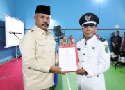 Pj Kepala Desa Sungai Mariam Resmi Dilantik, Fokus Lanjutkan Program dan Gelar Pilkades PAW