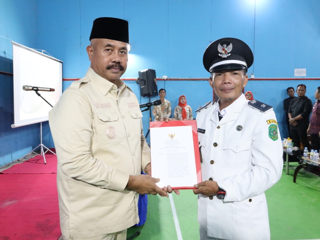 Pj Kepala Desa Sungai Mariam Resmi Dilantik, Fokus Lanjutkan Program dan Gelar Pilkades PAW