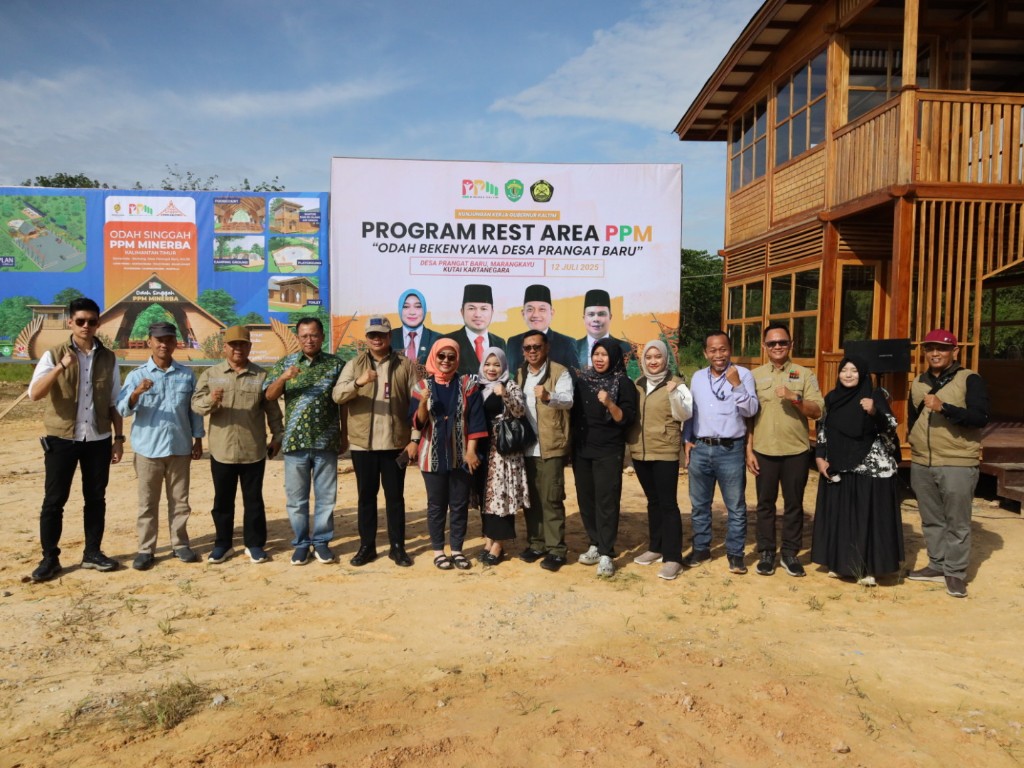 Gubernur Kaltim Tinjau Pembangunan Rest Area Odah Singgah di Marangkayu