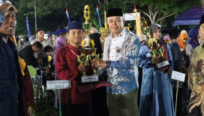 MTQ ke-46 Samboja Ditutup Resmi, Camat Serahkan Piala Bergilir kepada Kuala Samboja