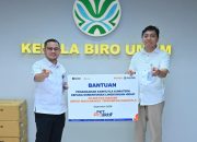 Hadapi Dampak Karhutla, Pupuk Kaltim Salurkan 76.400 Masker untuk Warga